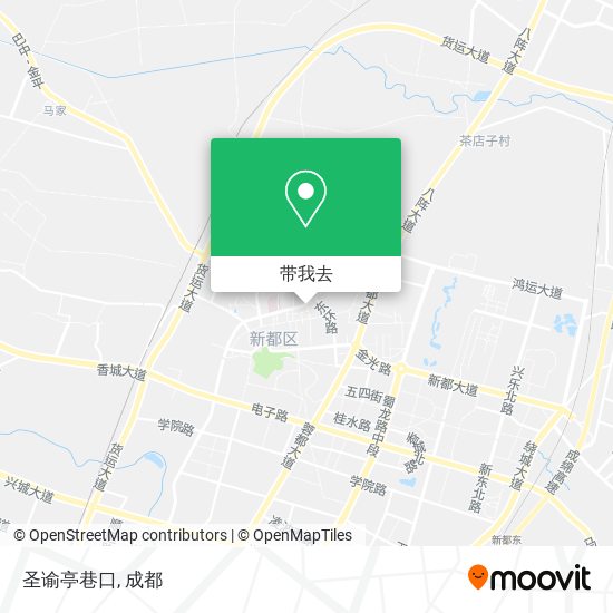 圣谕亭巷口地图