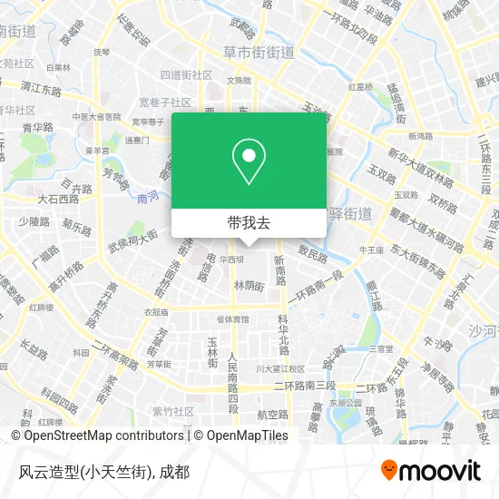 风云造型(小天竺街)地图