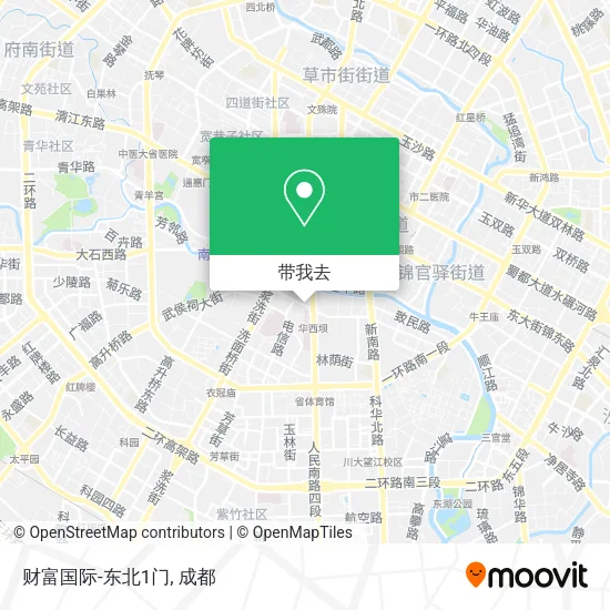 财富国际-东北1门地图