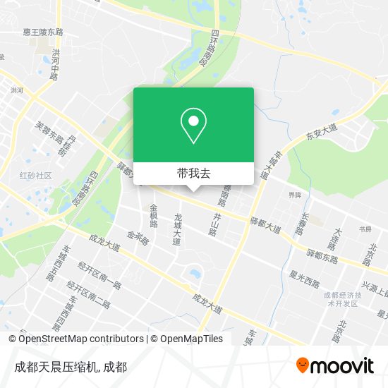 成都天晨压缩机地图