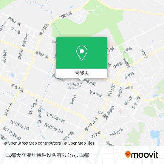 成都天立液压特种设备有限公司地图