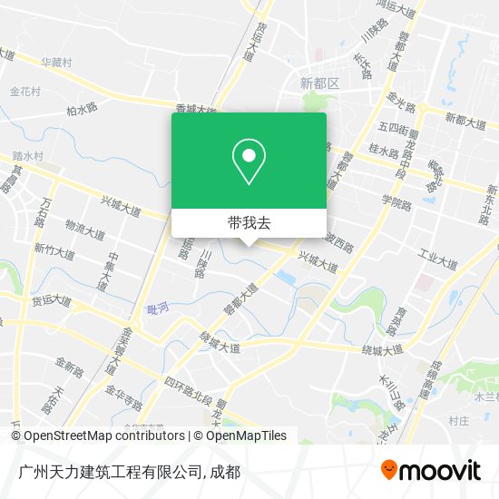 广州天力建筑工程有限公司地图