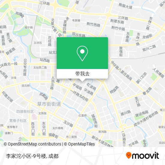 李家沱小区-9号楼地图