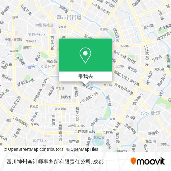 四川神州会计师事务所有限责任公司地图