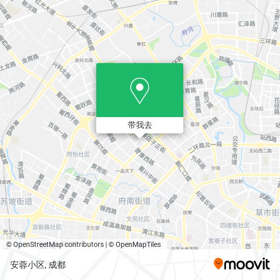 安蓉小区地图