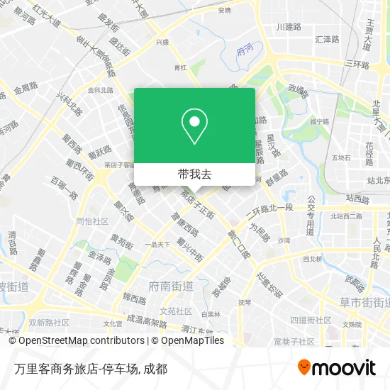 万里客商务旅店-停车场地图