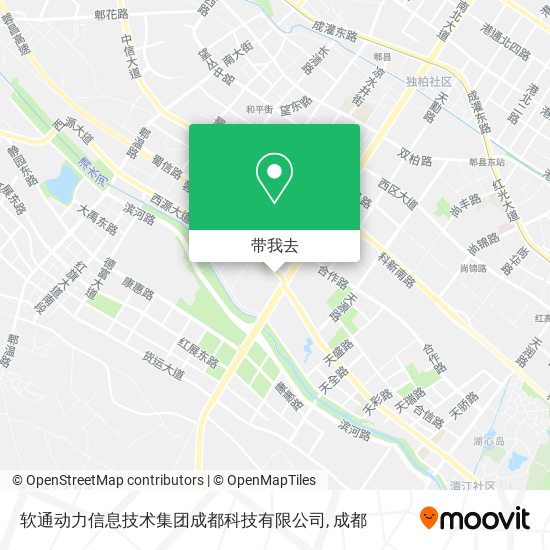 软通动力信息技术集团成都科技有限公司地图