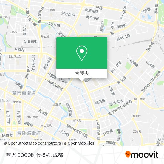 蓝光·COCO时代-5栋地图