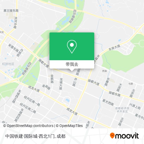 中国铁建·国际城-西北1门地图