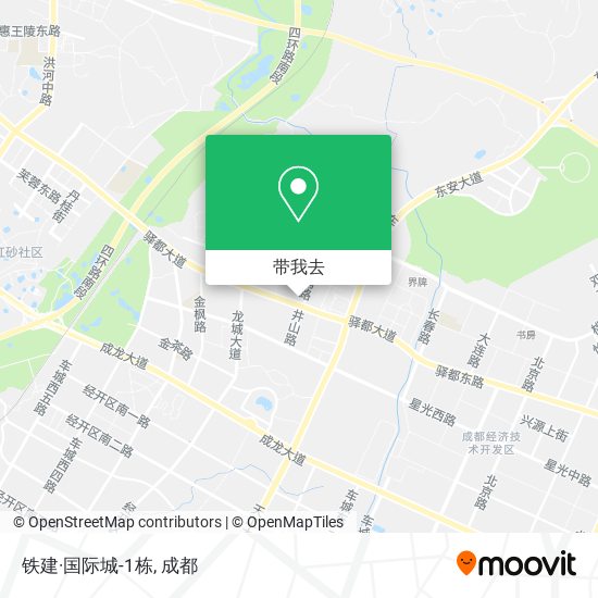 铁建·国际城-1栋地图