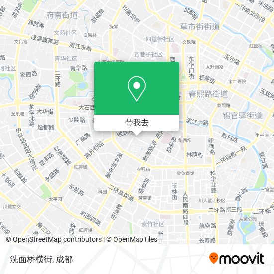 洗面桥横街地图