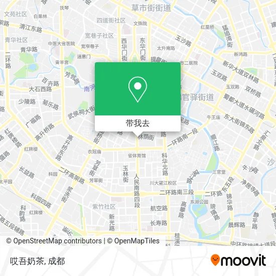 哎吾奶茶地图