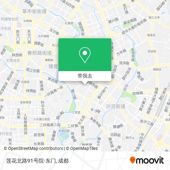 莲花北路91号院-东门地图