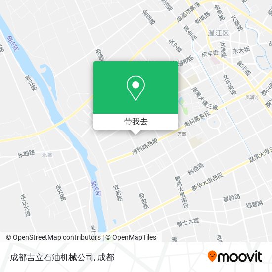 成都吉立石油机械公司地图