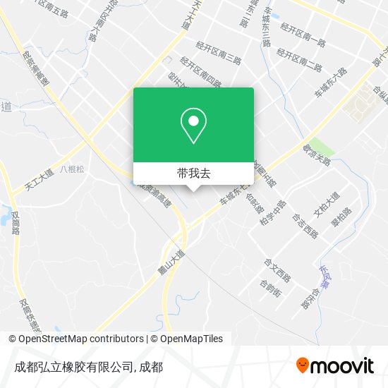 成都弘立橡胶有限公司地图