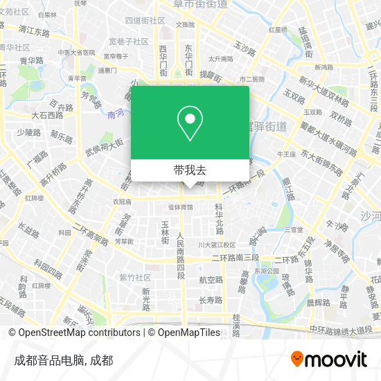 成都音品电脑地图