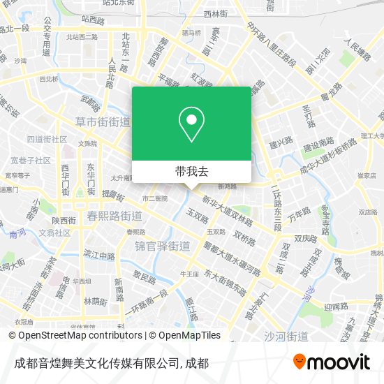 成都音煌舞美文化传媒有限公司地图