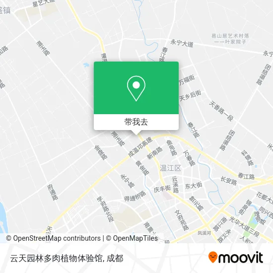 云天园林多肉植物体验馆地图