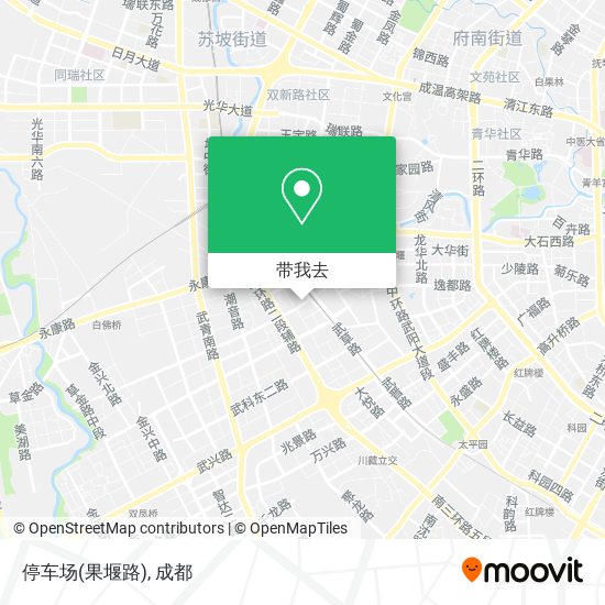 停车场(果堰路)地图