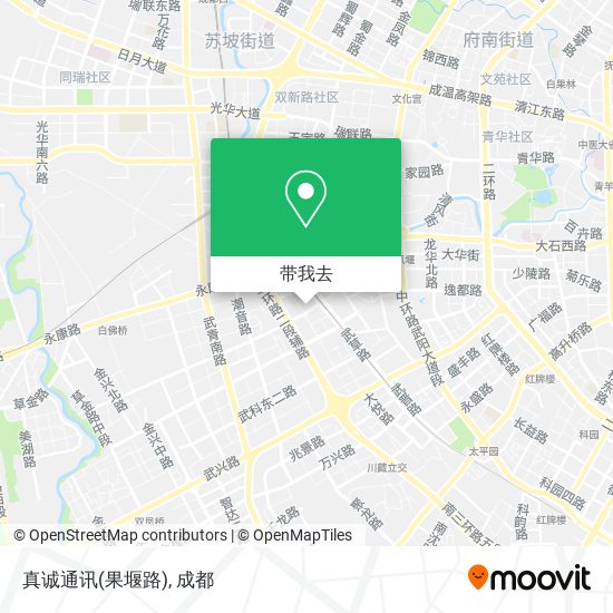 真诚通讯(果堰路)地图