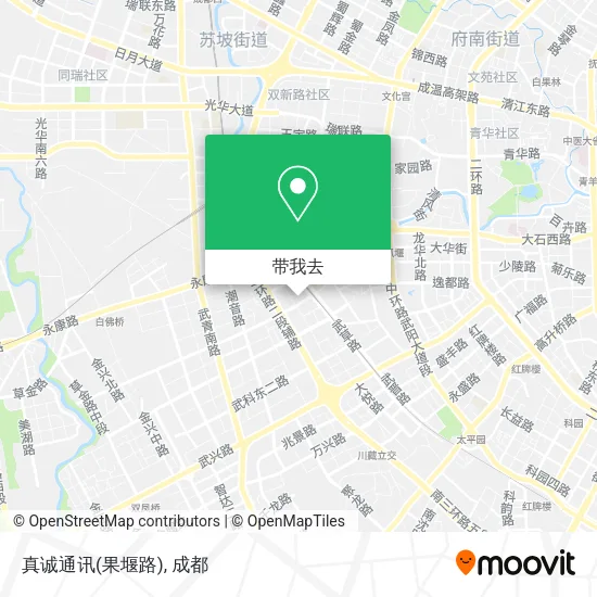 真诚通讯(果堰路)地图