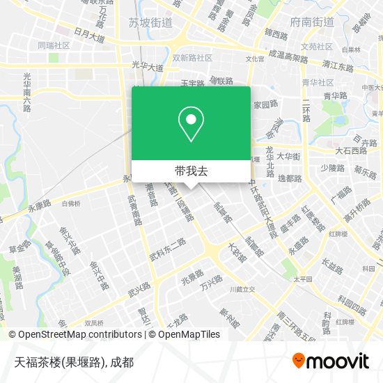 天福茶楼(果堰路)地图