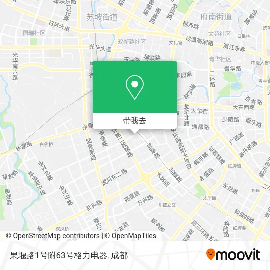 果堰路1号附63号格力电器地图