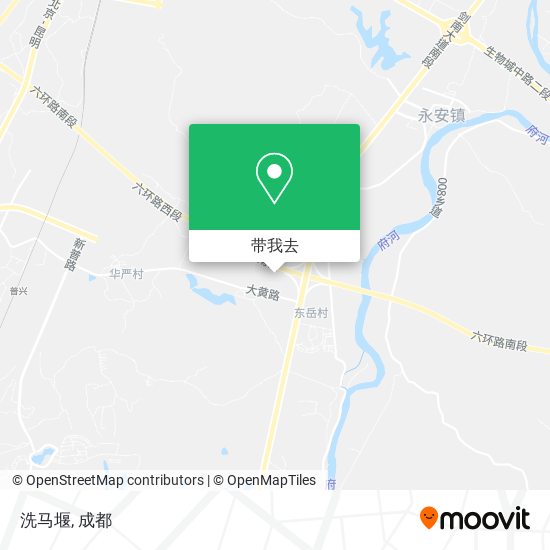 洗马堰地图