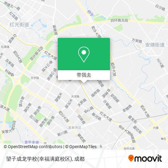 望子成龙学校(幸福满庭校区)地图