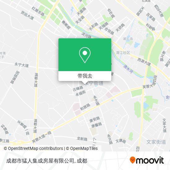 成都市猛人集成房屋有限公司地图