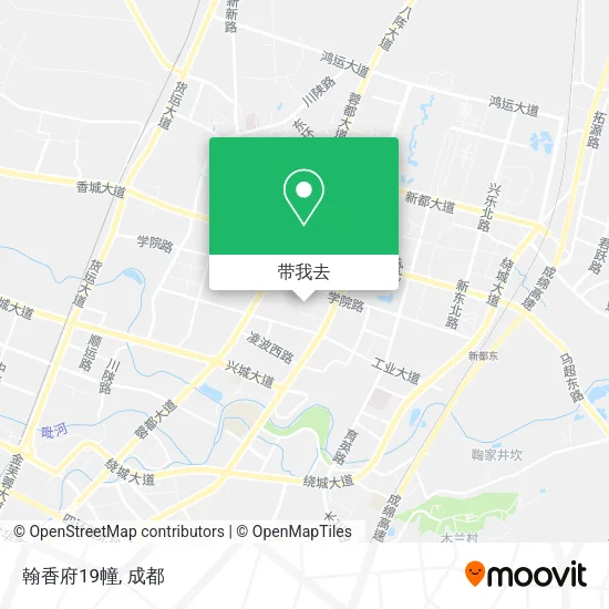 翰香府19幢地图