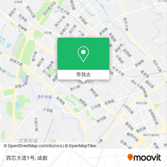 西芯大道1号地图