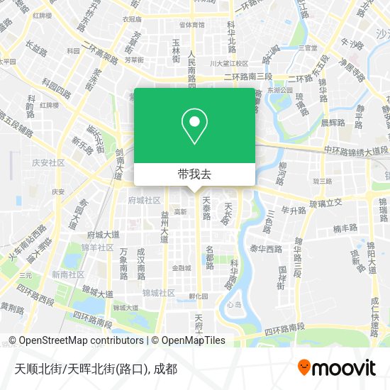 天顺北街/天晖北街(路口)地图