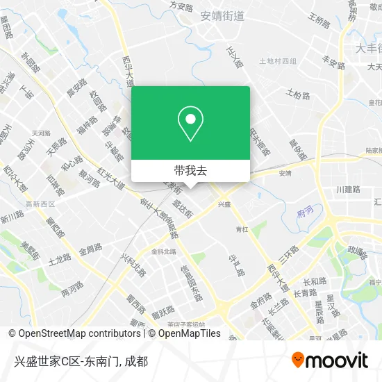 兴盛世家C区-东南门地图