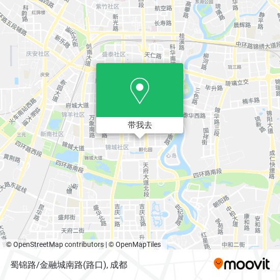 蜀锦路/金融城南路(路口)地图