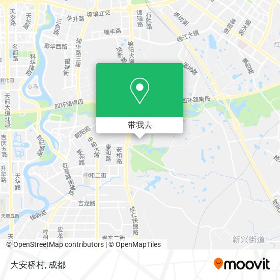 大安桥村地图