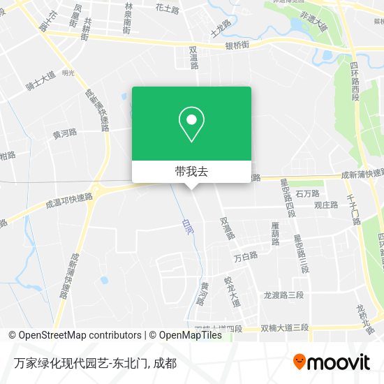 万家绿化现代园艺-东北门地图
