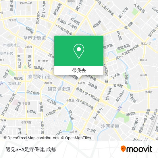 遇见SPA足疗保健地图