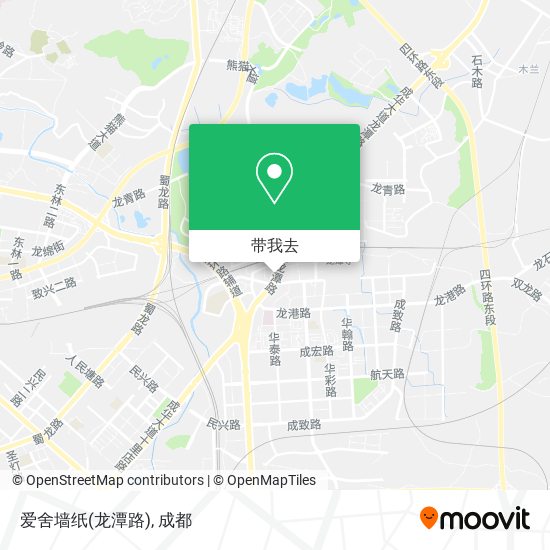 爱舍墙纸(龙潭路)地图