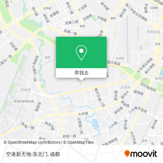 空港新天地-东北门地图