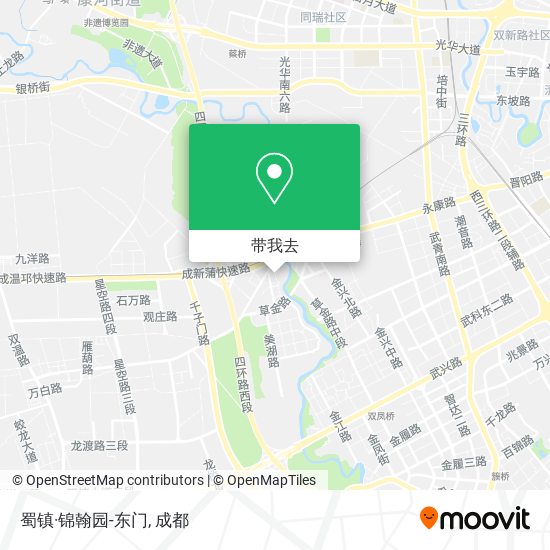 蜀镇·锦翰园-东门地图