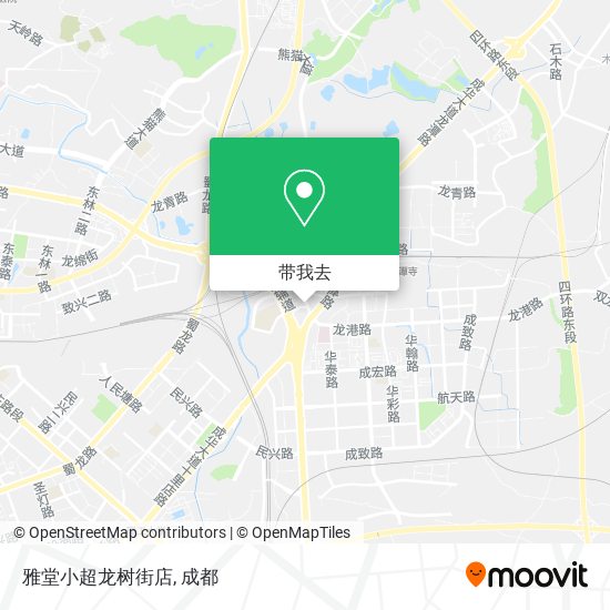 雅堂小超龙树街店地图
