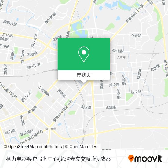 格力电器客户服务中心(龙潭寺立交桥店)地图