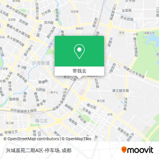 兴城嘉苑二期A区-停车场地图