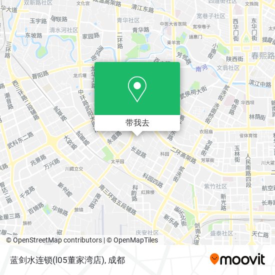 蓝剑水连锁(l05董家湾店)地图