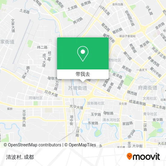 清波村地图
