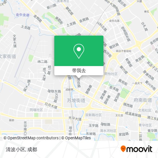 清波小区地图