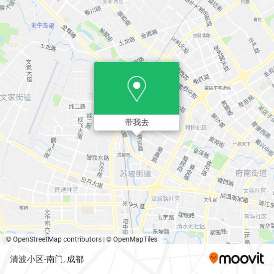 清波小区-南门地图