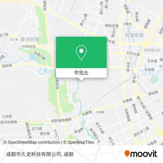 成都市久龙科技有限公司地图