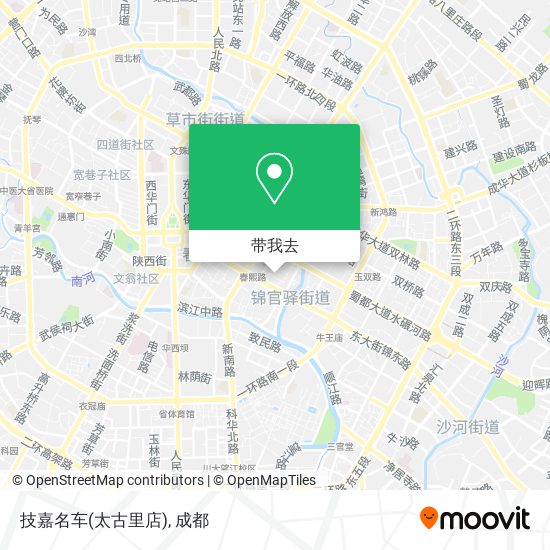 技嘉名车(太古里店)地图